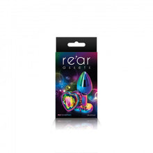 Load image into Gallery viewer, Rear Assets Plug - Multicolor & Rainbow Heart Gem