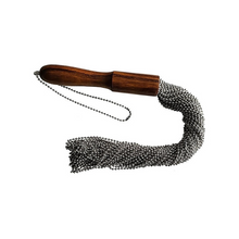 Load image into Gallery viewer, Rouge Beaded Metal Flogger Silver