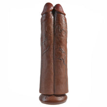 Load image into Gallery viewer, King Cock Two Cocks One Hole 11&quot;  Dildo
